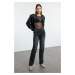 Trendyol Black High Waist Straight Jeans