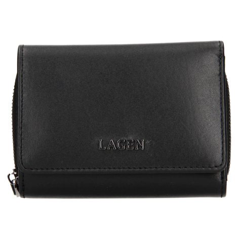 Dámská kožená peněženka Lagen Stelna - černá