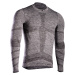 Pánské termo triko s dlouhým rukávem IRON-IC (fleece) - šedá