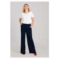 Look Made With Love Woman's Trousers 249 Odyseusz Navy Blue