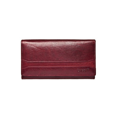 Lagen Dámská kožená peněženka W-22025/T vínová