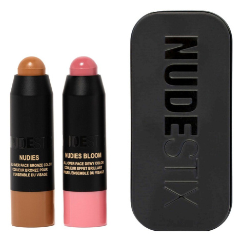 NUDESTIX - Pink Blush & Nude Bronze - Mini duo krémových tyčinek