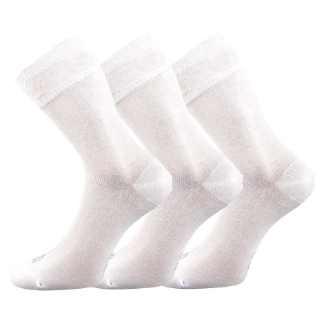 3PACK ponožky Lonka bambusové bílé (Deli) S