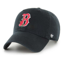 Bavlněná baseballová čepice 47 brand MLB Boston Red Sox černá barva, s aplikací, B-THRNC02GWS-BK