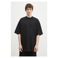 Bavlněné tričko VETEMENTS Embroidered Logo Oversized černá barva, UA66TR765B