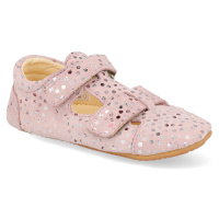Barefoot dětské sandály Froddo - Prewalkers pink+ růžové