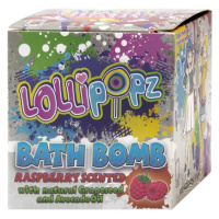 Lollipopz Bath Bath Bomb šumivá koule do koupele pro děti Raspberry 165 g