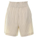 jiná značka NA-KD »Gathered Shorts« kraťasy s vysokým pasem< Barva: Béžová, Mezinárodní