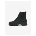 Černé dámské kotníkové boty na platformě Guess