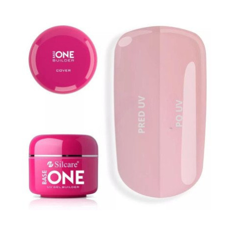 Base one UV gél Cover - kamufláž,make up 100 g Silcare