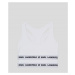 Spodní prádlo karl lagerfeld logo bralette 2-pack bílá