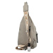 Trendy dámský koženkový batůžek Palmíra, šedá