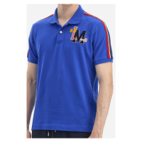 Polokošile la martina man polo s/s piquet stretch modrá