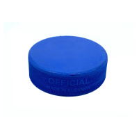 Hokejový puk modrý JR odlehčený tréninkový, modrá