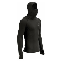 Compressport 3D Thermo UltraLight Racing Hoodie Black Běžecké tričko s dlouhým rukávem
