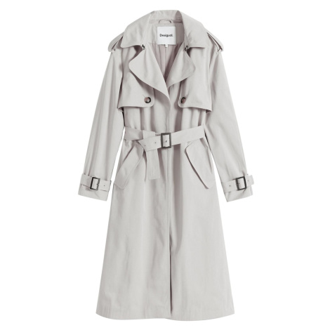 Desigual Přechodný kabát hnědá