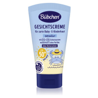 Bübchen Sensitive Sun Protection Face Cream SPF 50+ ochranný krém na obličej pro děti SPF 50+ 6 