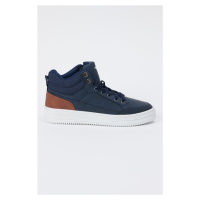 AC&Co / Altınyıldız Classics Men's Navy Blue-white Winter Comfort Sole Sports Sneaker