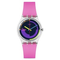 Swatch Neon Pink Podium SO28K111