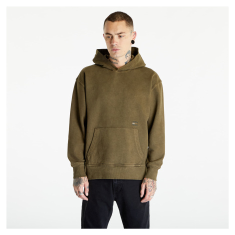 Tommy Jeans Relaxed Tonal Badge Hoodie Drab Olive Green Tommy Hilfiger
