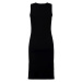 Nax Banga Dámské šaty bez rukávů LSKX417 černá