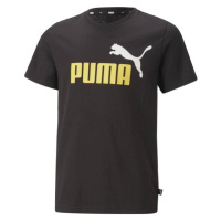 Puma ESSENTIALS+2 COL LOGO TEE Dětské triko, černá, velikost