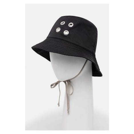 Oboustranný klobouk Rick Owens Gilligan Hat černá barva, DA02D2479.MUES1