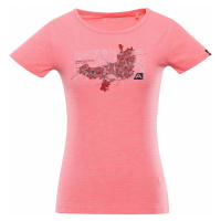 Dámské bavlněné triko Alpine Pro JORAHA - růžová