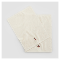 Reserved - Bavlněné ručníky 2 pack - Krémová