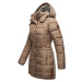 Dámský zimní kabát prošívaný kabát Daliee Navahoo - TAUPE
