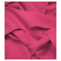 Minimalistický dámský růžový kabát (747ART)