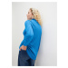 BONPRIX svetr se stojáčkem Barva: Modrá, Mezinárodní
