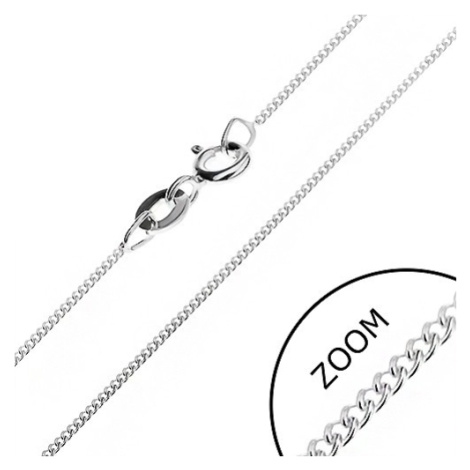 Jemný řetízek ze stříbra 925 - hustá očka, 0,8 mm Šperky eshop