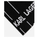 Čepice karl lagerfeld k/essential knit beanie černá