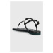 Kožené sandály Patrizia Pepe dámské, černá barva, 8X0020 L048 K103