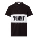 Tommy Jeans Polo shirt - TJM CLSC SERIF BLOCK POLO black