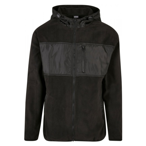 Hooded Micro Fleece Jacket - black Urban Classics