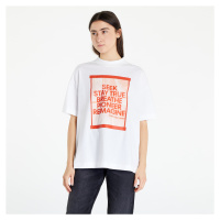 CALVIN KLEIN JEANS Slogan Boyfriend T-Shirt White