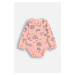 Kojenecké body Coccodrillo FLOWERS GIRL NEWBORN