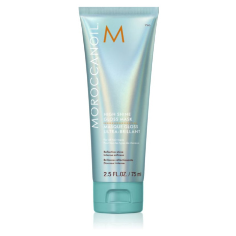 Moroccanoil High Shine Gloss Mask vyživující maska pro hladké a zářivé vlasy s arganovým olejem 