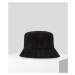 Klobouk karl lagerfeld k/logo beach terry bucket hat černá