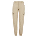 Ladies High Waist Cargo Pants - concrete