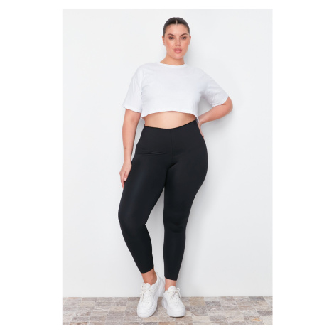 Trendyol Curve Black Premium Extra Tummy Tuck and Push Up Full Length Sports Leggings