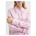 Světle růžová košile s ozdobným lemováním Selected Femme Nallie