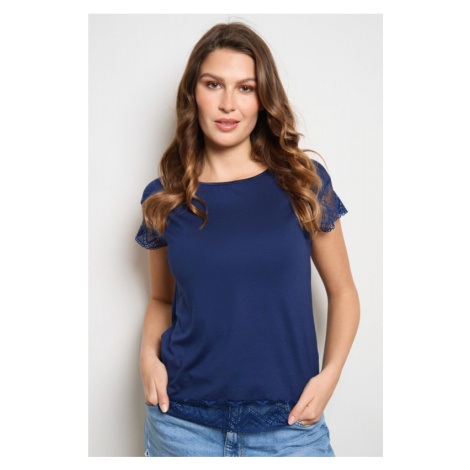 Dámské tričko SUZETTE Eldar - barva:ELDNBLUE/námořnická