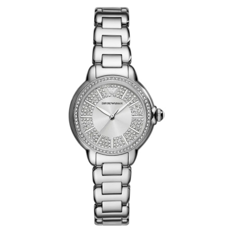 Hodinky Emporio Armani stříbrná barva, AR11632