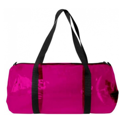 Víkendová skládací taška LOQI TRANSPARENT Pink