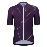 HOLOKOLO Cyklistický dres s krátkým rukávem - SPARKLE - fialová