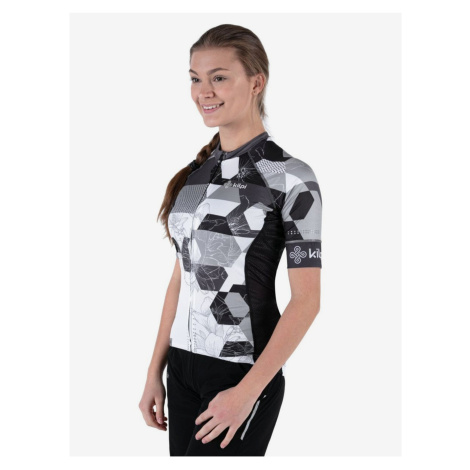 Černo-bílý dámský cyklistický dres Kilpi Adamello-W