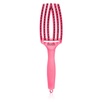 Olivia Garden Fingerbrush L´amour plochý kartáč na vlasy Hot Pink 1 ks